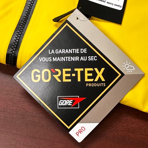 Arc'teryx Alpine Guide Jacket Mens 3XL Next Gen Viper Yellow II Gore Tex Pro NWT - Picture 5 of 9